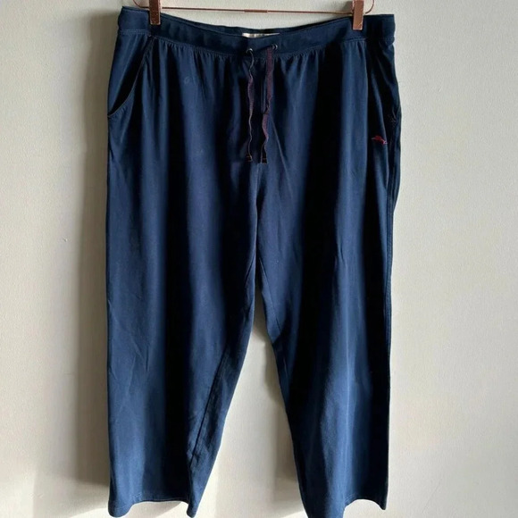 Tommy Bahama Mens Elastic Waistband Soft Lounge Pajama Pants Navy Blue Size XL - Picture 13 of 13